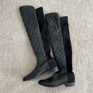 Quilted 50/50 boot well loved size 6